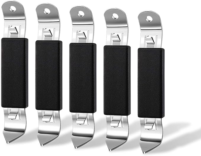 KTOJOY 5 Pack Magnetic Bottle Openers Stainless Steel Flat Bottle Opener by KTOJOY