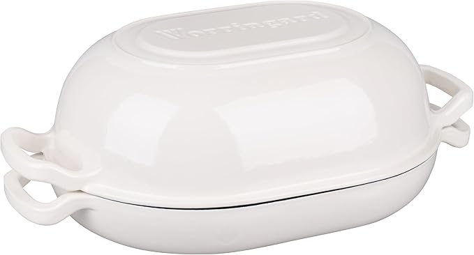 VORRINGARD Enameled Cast Iron Sourdough Bread Oven, Dutch Oven, Loaf Cast Iron - Image 9