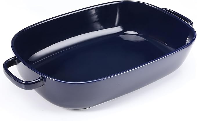 4.5 Quart Ceramic Baking Dish, Serving Bakeware by Roeveca