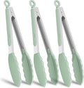 Hotec Silicone Kitchen Tongs for Cooking 9-Inch Serving Tongs by Hotec