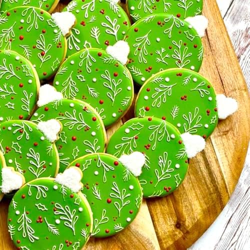Christmas Ornament Cookie Cutters 4Pcs for Baking Decorating