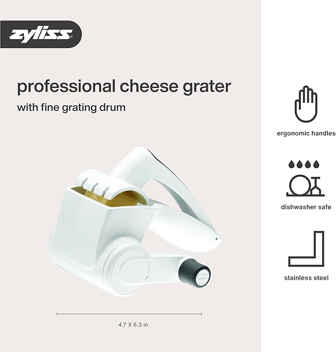Zyliss Classic Rotary Cheese Grater - Image 6