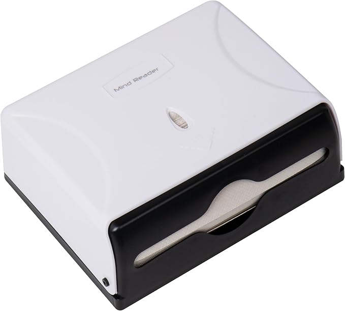Mind Reader Paper Towel Dispenser, Tri-Fold Towel Holder, Wall Mount - Image 5