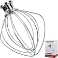 Whole Stainless Steel K45WW Whisk Attachment by Cowbright