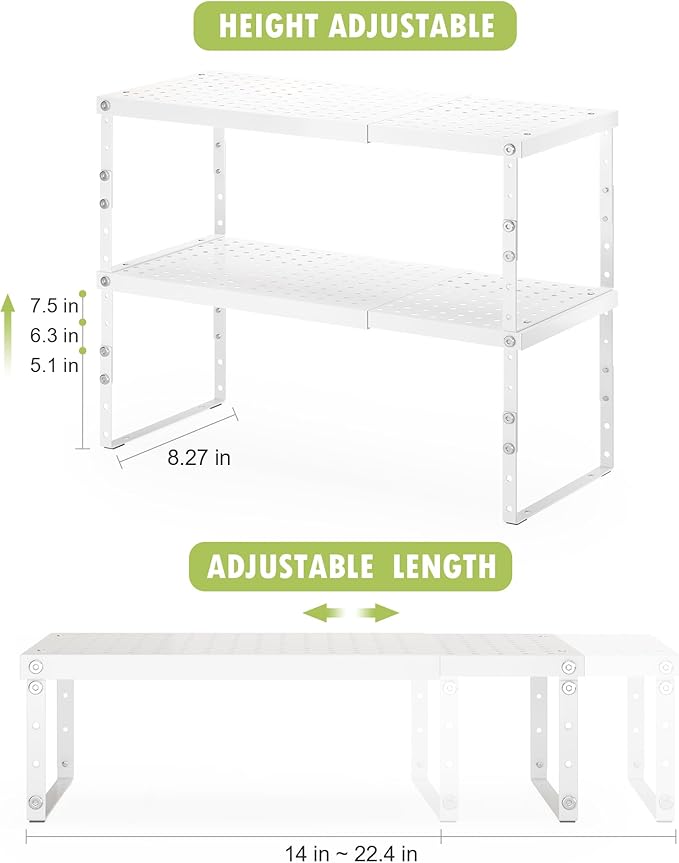 RUILALIFE Expandable Cabinet Organizer Shelf - Image 3