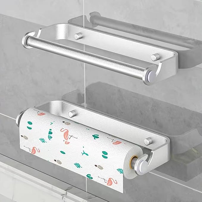 Aheucndg Paper Towel Holder for Kitchen, Wall Mount Paper Towel Holder - Image 3
