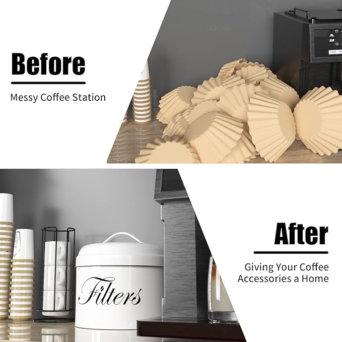 Coffee Filter Holder, Basket Storage Container - Image 3