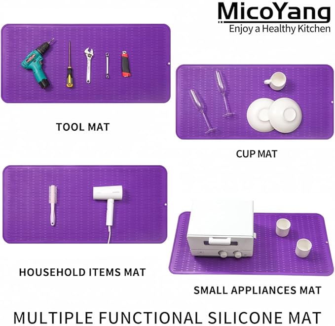 MicoYang Silicone Dish Drying Mat - Image 4