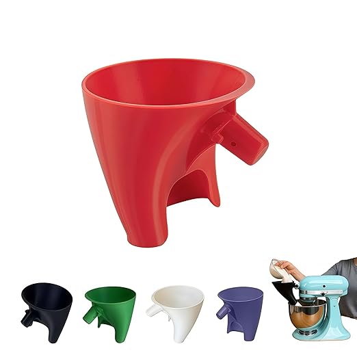 Flour Funnel for KitchenAid Mixer 5 Qt, Anti-Splash Attachment for Tilt-Head by LWOGDFlourFunnelforKitchenAidMixer