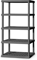 Sterilite 5 Shelf Unit, Heavy-Duty Shelving Storage Rack by Sterilite