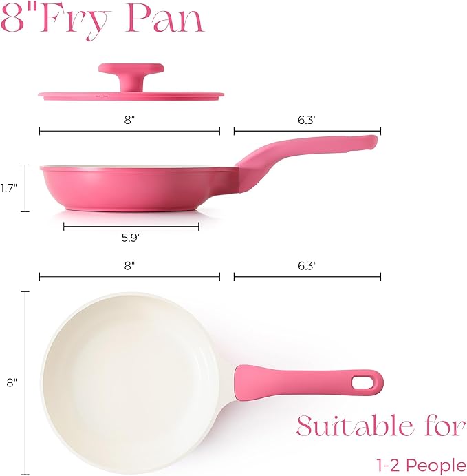 PRICUSIS Nonstick Ceramic Frying Pan - Image 9