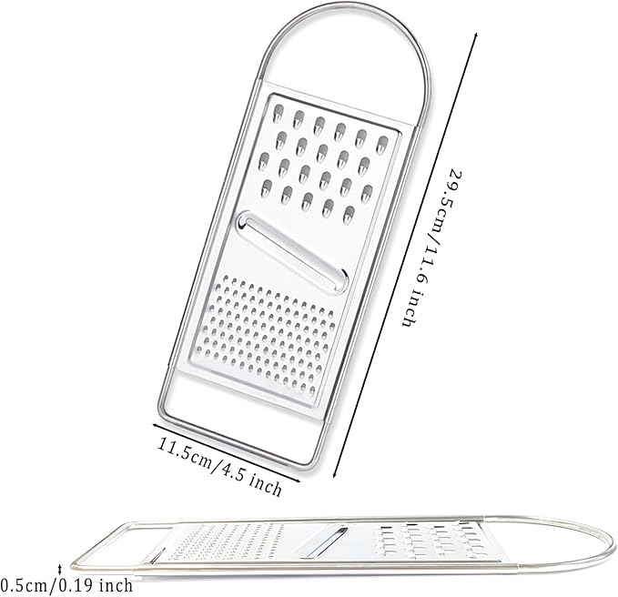 Graters for Kitchen, Cheese Grater Handheld Hand, Mini Cheese Grater Stainless - Image 2