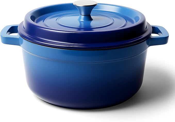 7 Quart Dutch Oven Pot with Lid, Non Stick Enameled Cast Iron Dutch Oven by Fijinhom