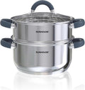 SUNHOUSE 3 Quarts Steamer Pots by SUNHOUSE