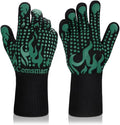 Comsmart BBQ Gloves, 1472°F Heat Resistant Grilling Gloves Silicone Non-Slip by Comsmart