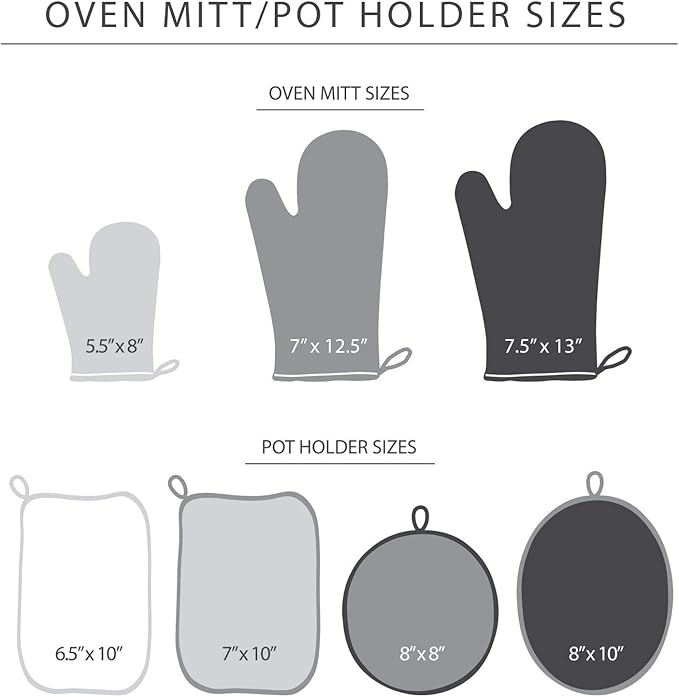 KITCHENAID Beacon Two-Tone Pot Holder 2-Pack Set, Contour Silver/Matte Black - Image 8