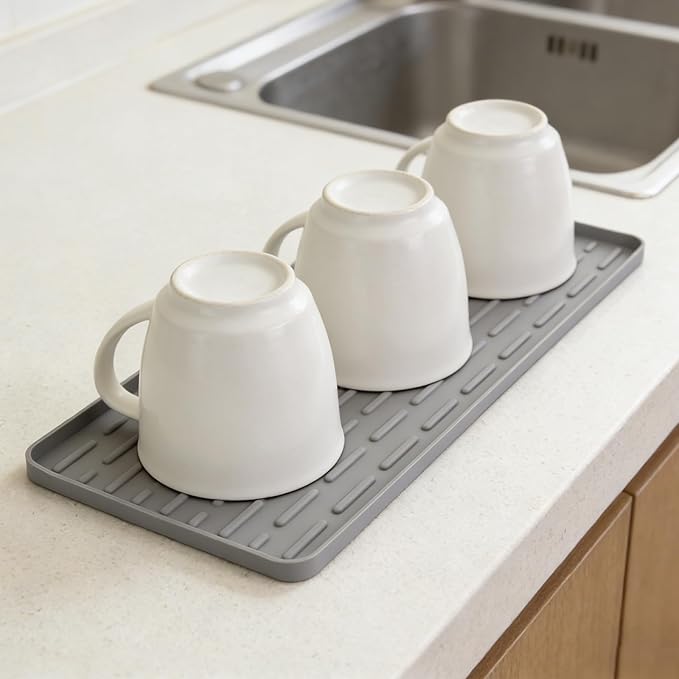 Silicone Coffee Mat, Eco-friendly, Hygienic Drying Pad, Leak-Proof and Non-Slip by SCYFREID