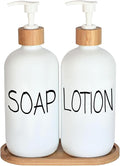 White Soap Dispenser Bathroom Set, Set by DIDROOM