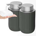 Ceramic Foaming Soap Dispenser, 12 oz Bathroom Foam Hand Soap Dispenser by Dlirho