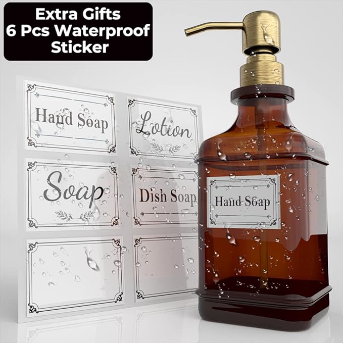 GLADPURE Soap Dispenser 2 Pack, Hand Soap Dispensers - Image 4