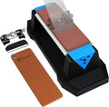Large Knife Sharpening Stone, Tri-Stone Knife Sharpener, 3 Sides Grit by WANTTIK