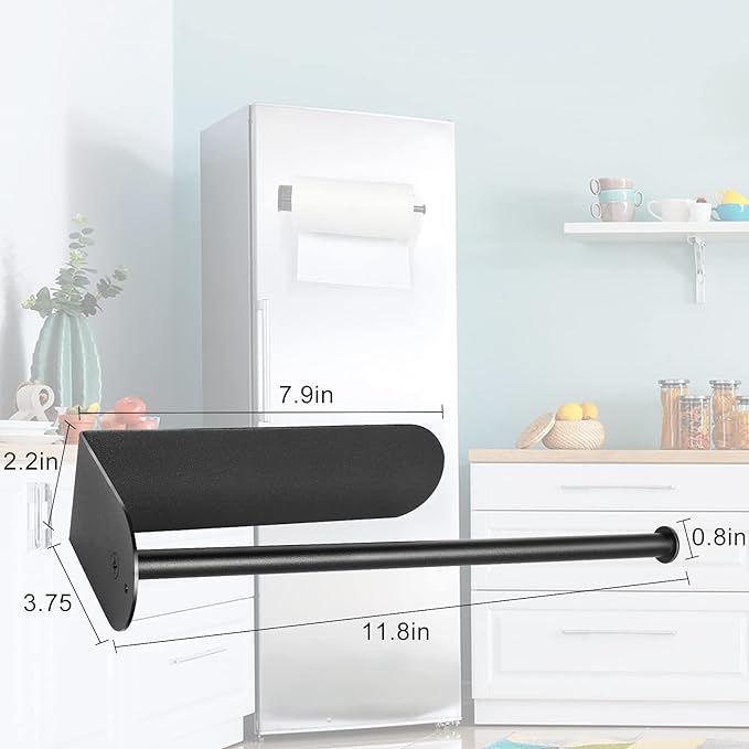 Kitchen Magnetic Stainless Steel Paper Towel Holder - Image 7
