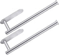 CUXIXA Paper Towel Holder Under Cabinet 2 Pack, Stainless Steel Paper Towel by CUXIXA