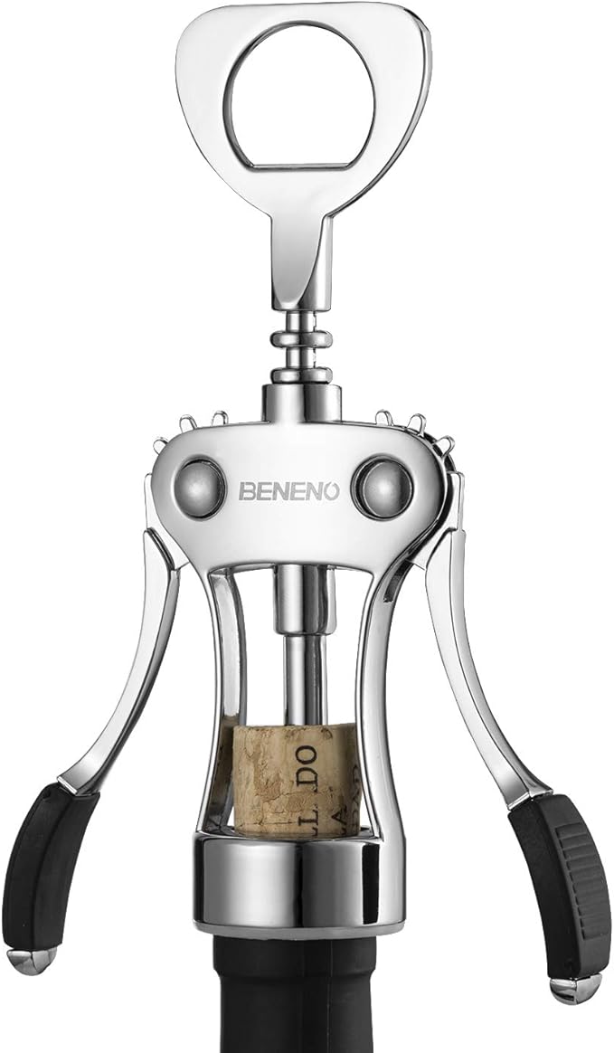 Beneno Wine Opener, Zinc Alloy Premium Wing Corkscrew - Image 9