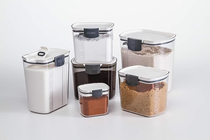 ProKeeper 1 Quart Airtight Powdered Sugar Storage Container – Grey, BPA-Free - Image 9