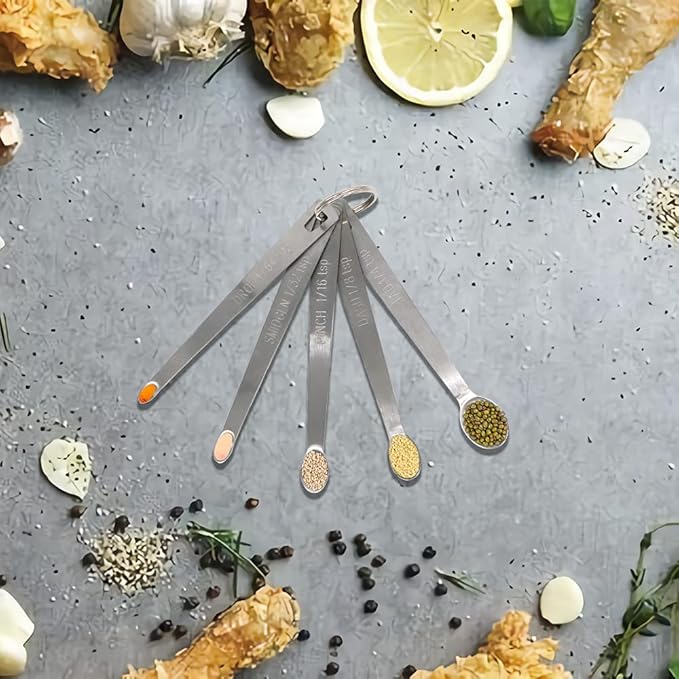 3PCS 1/16 Teaspoon Single Tiny Measuring Spoon, Small Individual Stainless - Image 6