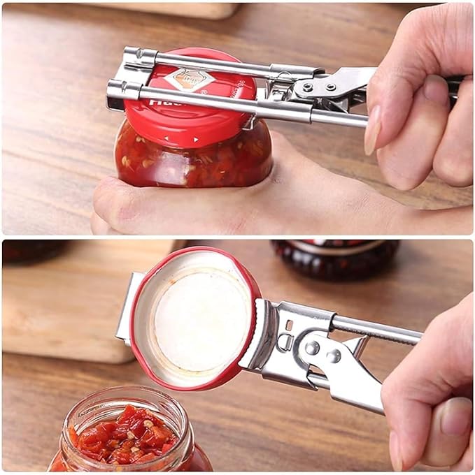 zengxiaoyun Master Jar & Bottle Opener, Adjustable Multifunctional Stainless - Image 3