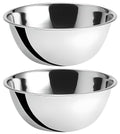 OCS Parts 8 Quart Mixing Bowls | Set of 2 | 13.25-Inch Stainless Steel by OCSParts