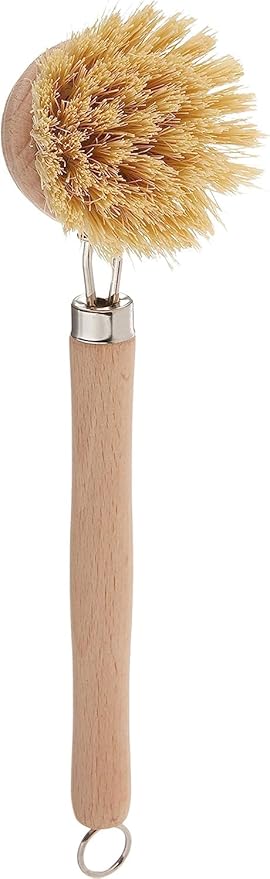 Fox Run 74906 Natural Dish Brush, Tampico Fiber Bristles Brown - Image 3