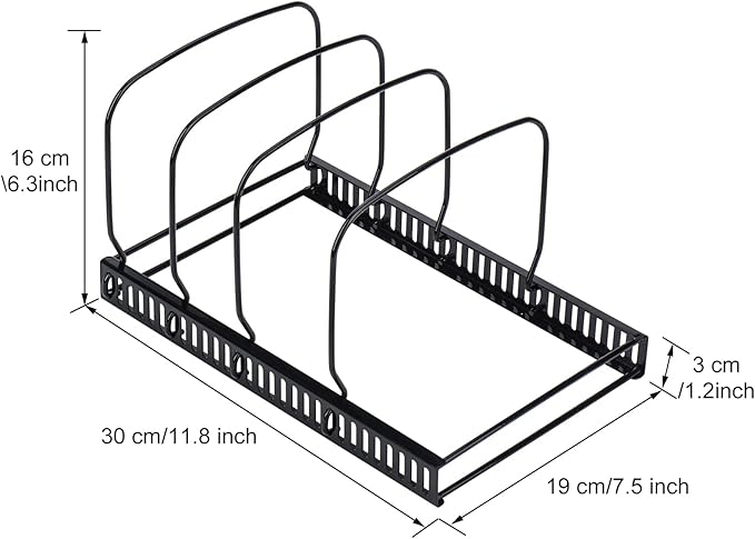 Toplife 10+ Bakeware Organizer Rack - Image 2