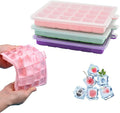 TAO CICADA Ice Cube Tray, 3 Pack Silicone Ice Cube Molds, Ice Cube Trays by TAO+CICADA