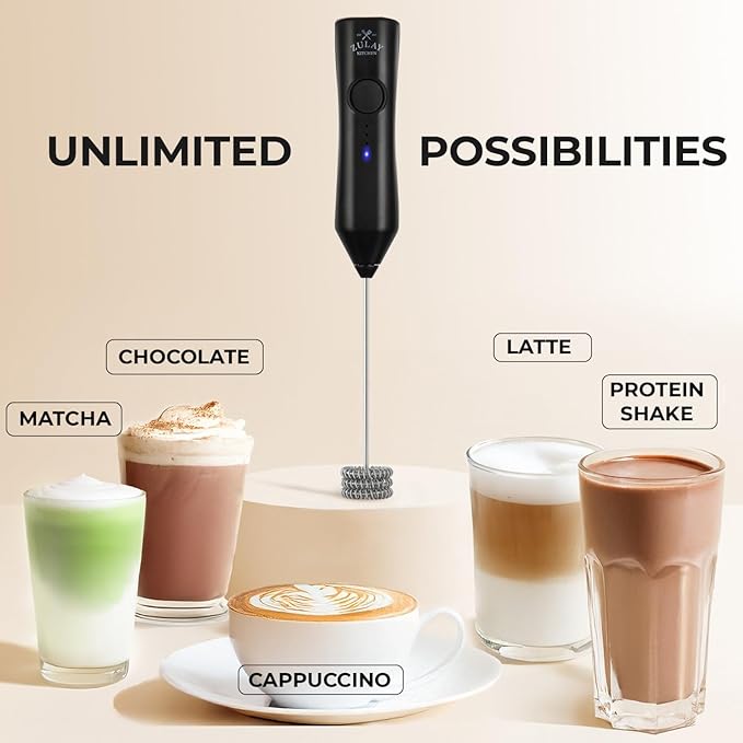 Zulay Kitchen Rechargeable Milk Frother - Image 6