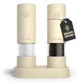 LARS NYSØM Electric Salt and Pepper Grinder Set I Automatic Salt and Pepper by LN