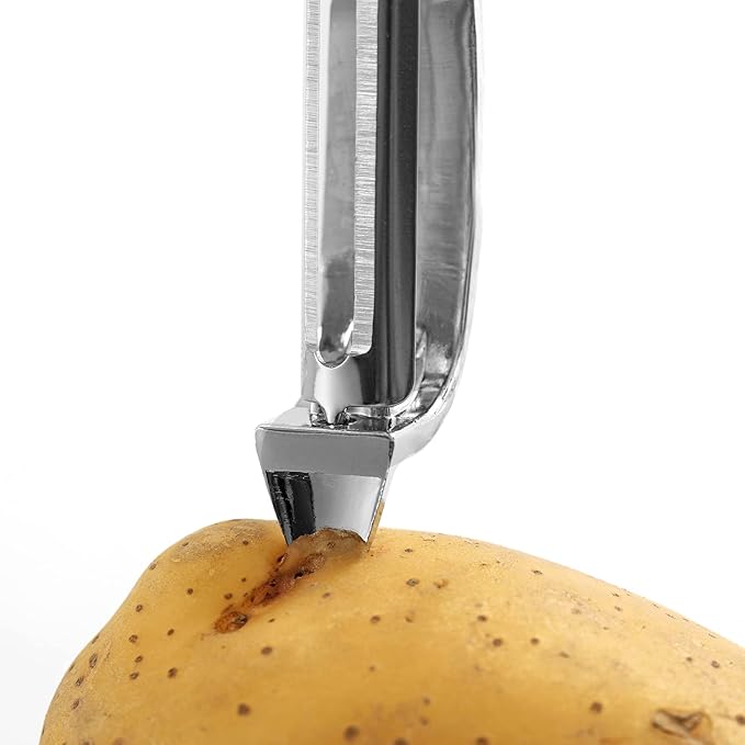 Set of 2 Stainless Steel Vegetable Peeler, Y-Shaped and I-Shaped Stainless - Image 5