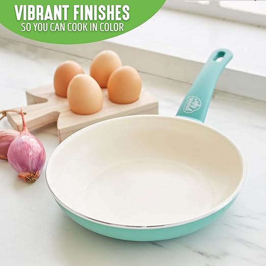GreenLife Nonstick 8" Frying Pan Skillet, Non-Toxic PFAS-Free Ceramic Nonstick - Image 7