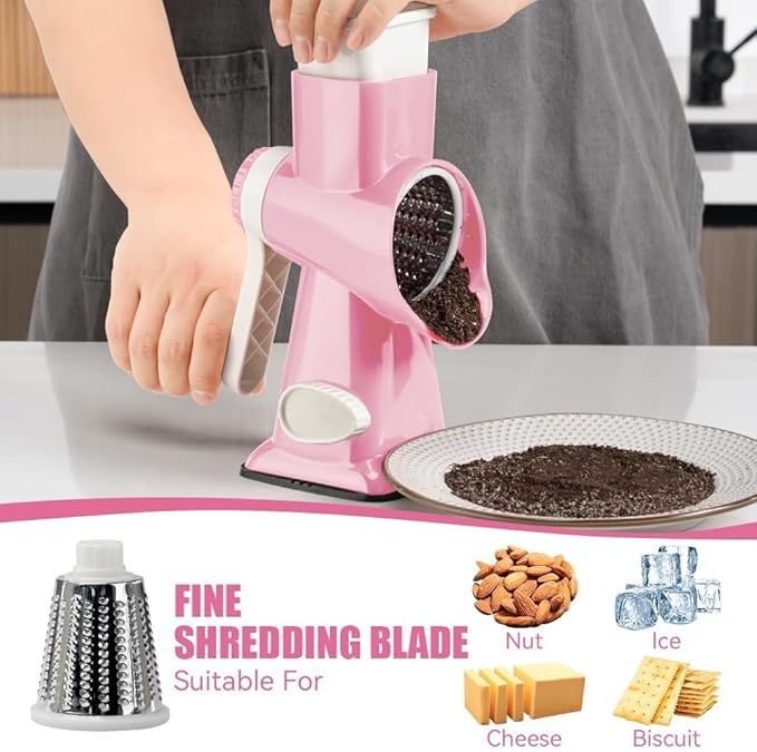 KEOUKE Rotary Cheese Grater Pro 6 in 1 - Image 4