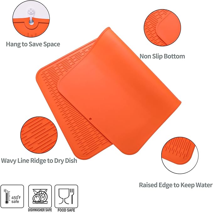 MicoYang Silicone Dish Drying Mat - Image 3