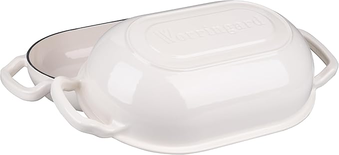 VORRINGARD Enameled Cast Iron Sourdough Bread Oven, Dutch Oven, Loaf Cast Iron - Image 4