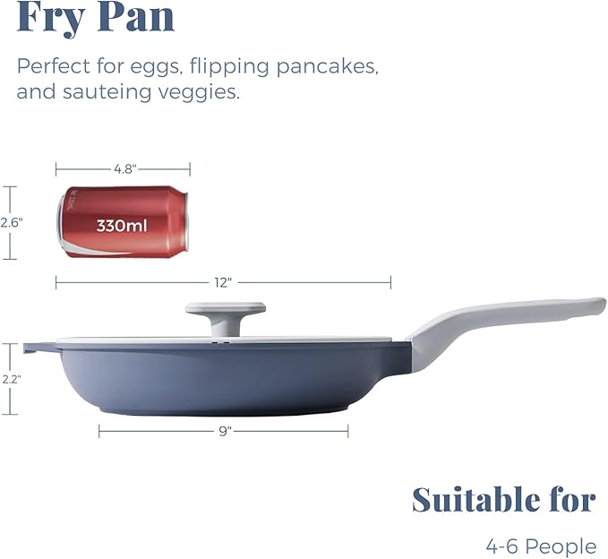 PRICUSIS Nonstick Ceramic Frying Pan - Image 2