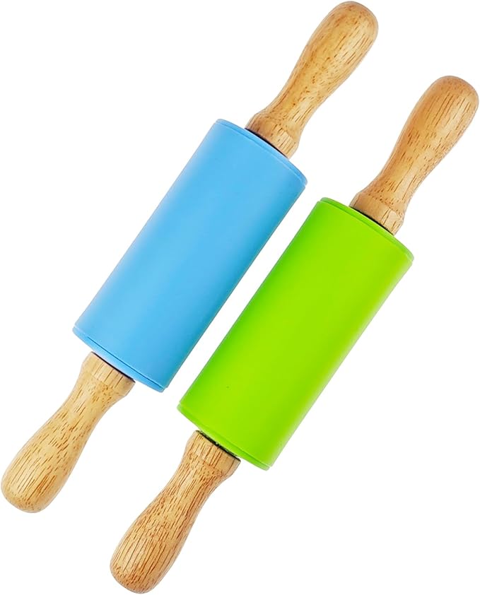8 Pack Small Rolling Pin for Kids, Kids Rolling Pin for Home Kitchen - Image 7