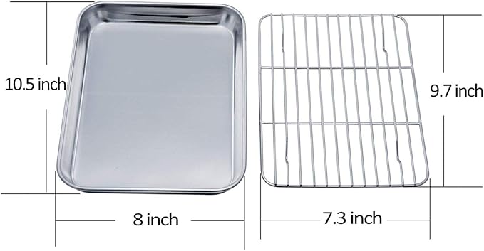 TeamFar Toaster Oven Pan Tray - Image 2