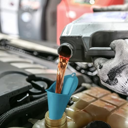 Plastic Long Neck Oil Funnels, for Filling Automotive Oil, Lubricants Engine - Image 3