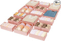 DIMJ Drawer Organizer for Clothing, 18 Pack Fabric Drawer Organizer Bins by DiMJ