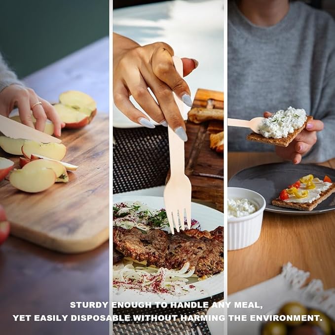 Compostable Wooden Utensils - Image 7