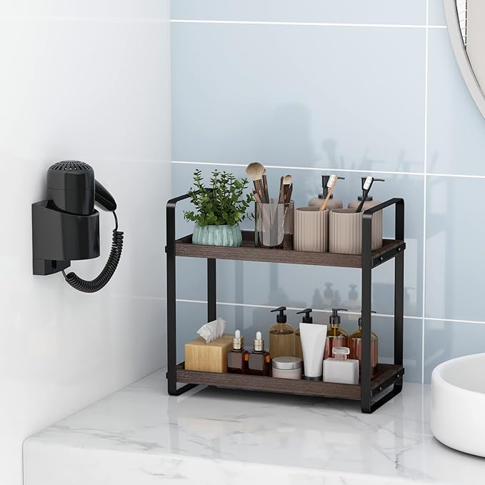 HNRLOY Bathroom Counter Organizer, Bathroom Countertop Organizer, Counter Shelf - Image 6