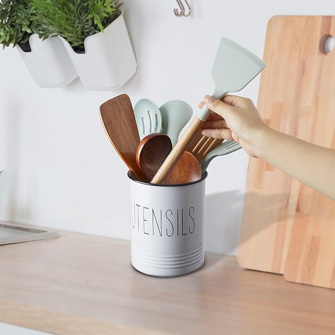 Bivvclaz Kitchen Utensil Holder, 6.7" Utensil Holder - Image 7